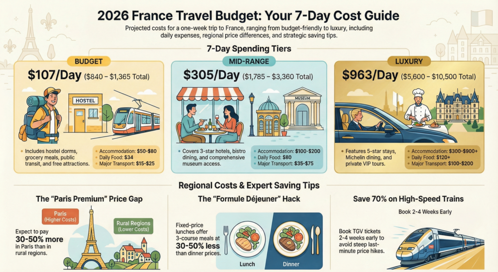 France Travel Budget for 7 Days: Complete Cost Guide 2026 3 france-travel-budget