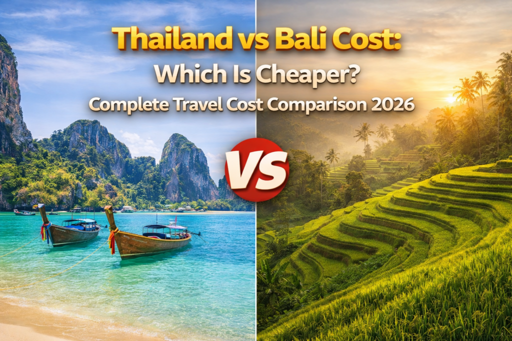 Thailand vs Bali Cost: Which Is Cheaper? Complete Travel Cost Comparison 2026 8 thiland vs bali